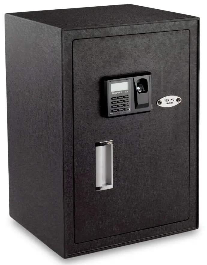 Large Safe with Biometric Fingerprint Lock [1.3 Cu. Ft.]--11555  NationwideSafes.com