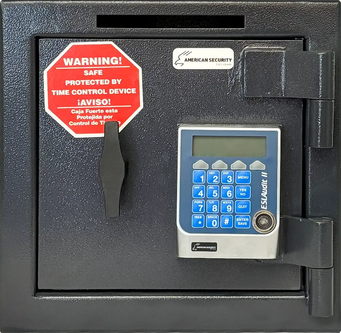 MS1414-S-A | Compact Cash Drop Safe with B-Rated Burglary Rating and Premium Multi-User Audit Trail Lock  NationwideSafes.com