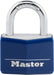 Image of Master Lock 142DCM: Scratch-Resistant Keyed Padlock, Blue-Item# 12595  NationwideSafes.com