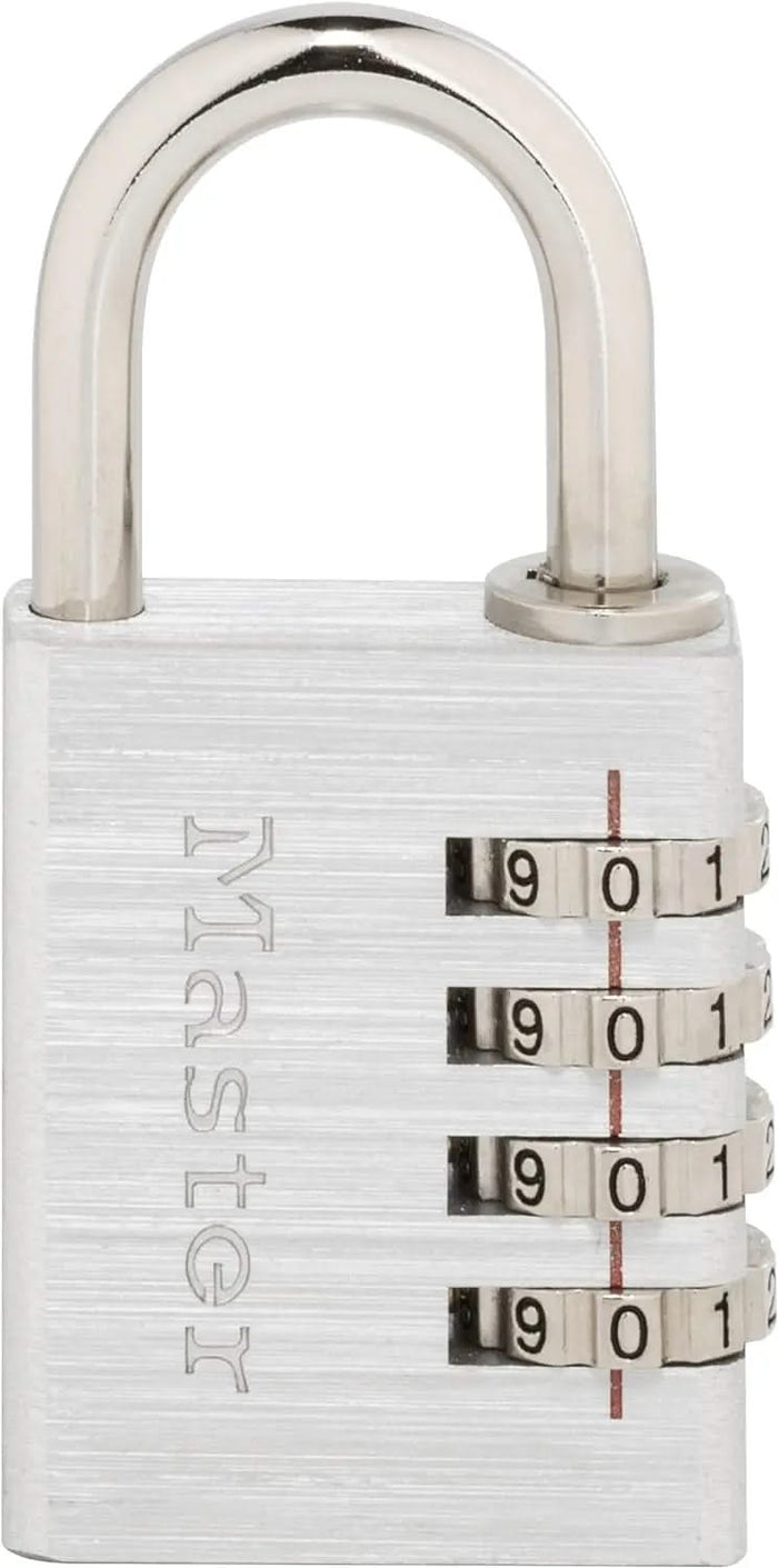 Master Lock Combination Padlock - Silver, Single Pack-Item# 12590  NationwideSafes.com