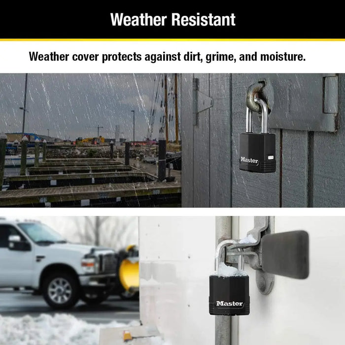 Image of Master Lock Magnum Outdoor Padlock - Heavy Duty, Weather Resistant and Cut Resistant-Item# 12580  NationwideSafes.com