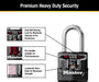 Image of Master Lock Magnum Outdoor Padlock - Heavy Duty, Weather Resistant and Cut Resistant-Item# 12580  NationwideSafes.com