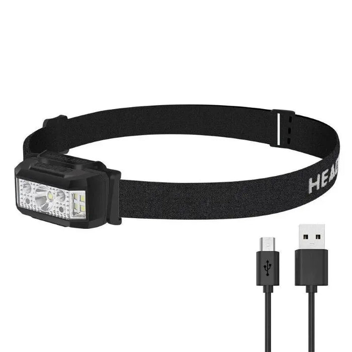 Image of Multi-Functional Rechargeable LED Headlamp for Outdoor Adventures-Item# 12675  NationwideSafes.com