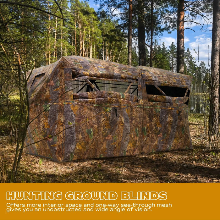 Image of Premium Hunting Blind for 4-6 Persons - Ideal for Deer and Turkey Hunting-Item# 12505  NationwideSafes.com