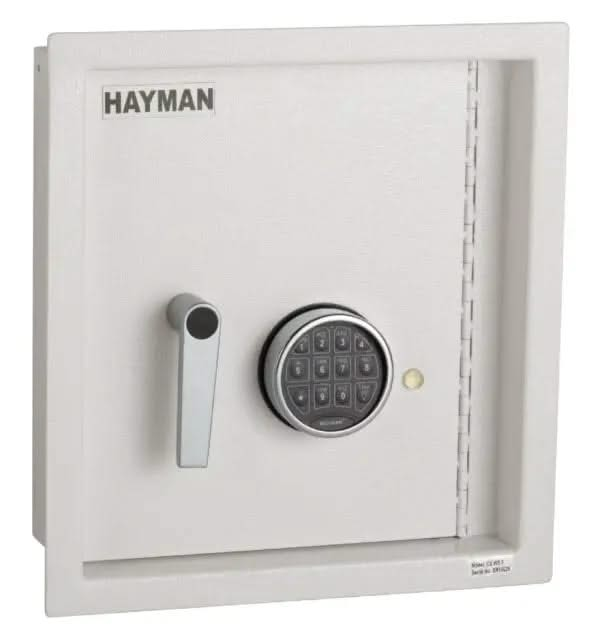 Image of Premium Wall Safe With Commerical-Grade Keypad by Hayman-Item# 12910  NationwideSafes.com