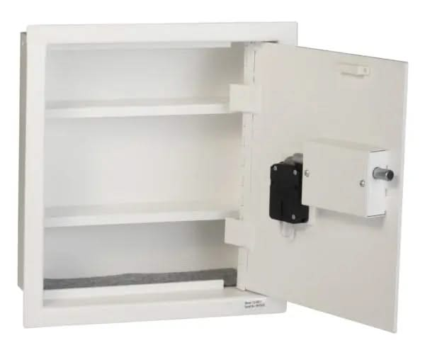 Image of Premium Wall Safe With Commerical-Grade Keypad by Hayman-Item# 12910  NationwideSafes.com