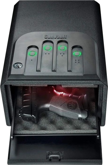 Image of Quick Access Compact Handgun Safe with Keypad -Item# 12845  NationwideSafes.com