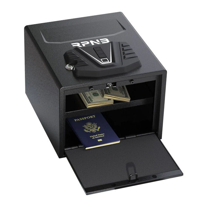 Image of RPNB RP2002 | Fast Access Biometric Handgun Safe With Keypad--Item# 12110  NationwideSafes.com