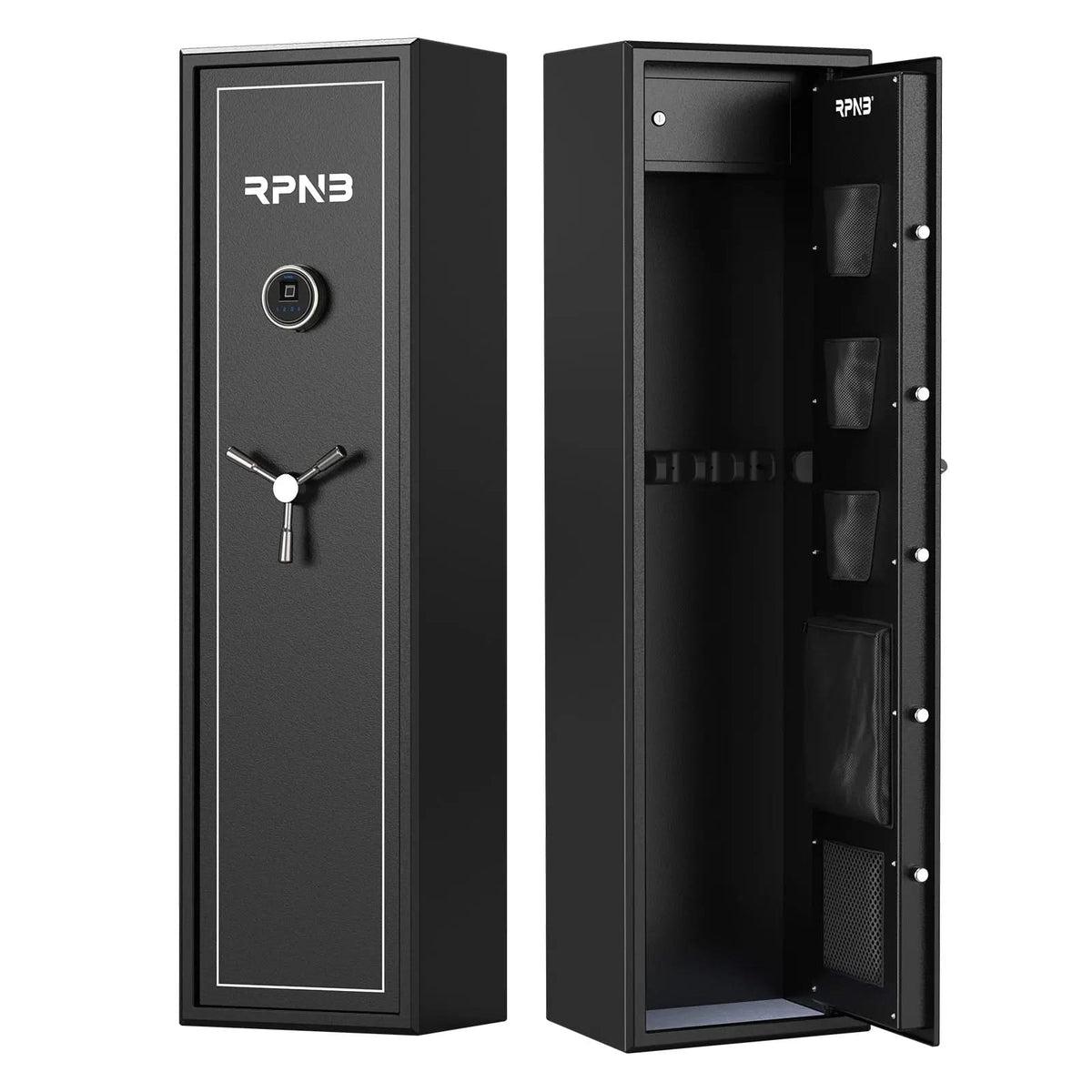 RPNB RP7FR | Biometric Rifle Safe with Keypad, 7 Rifle Capacity ...