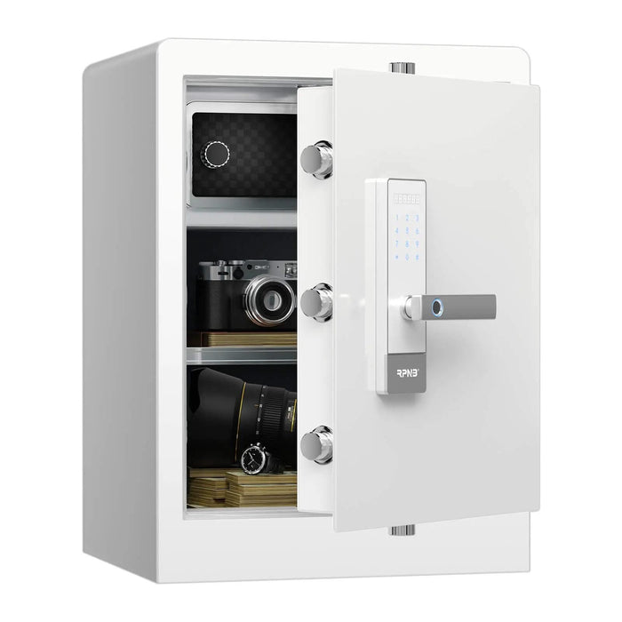 RPNB RPHS60W | White Fingerprint Home Safe with Touch-Screen Keypad, 2.8 Cubic Feet--Item# 12285  NationwideSafes.com