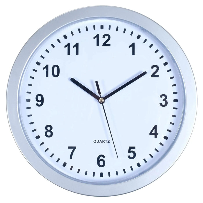 Image of Sleek Wall Clock with Ingenious Hidden Storage Compartment-Item# 12955  NationwideSafes.com