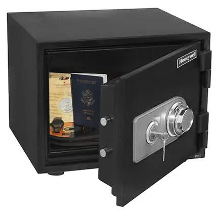 Steel Fire Safe with 1- Hour Fire Rating [0.5 Cu Ft.]--9375  NationwideSafes.com