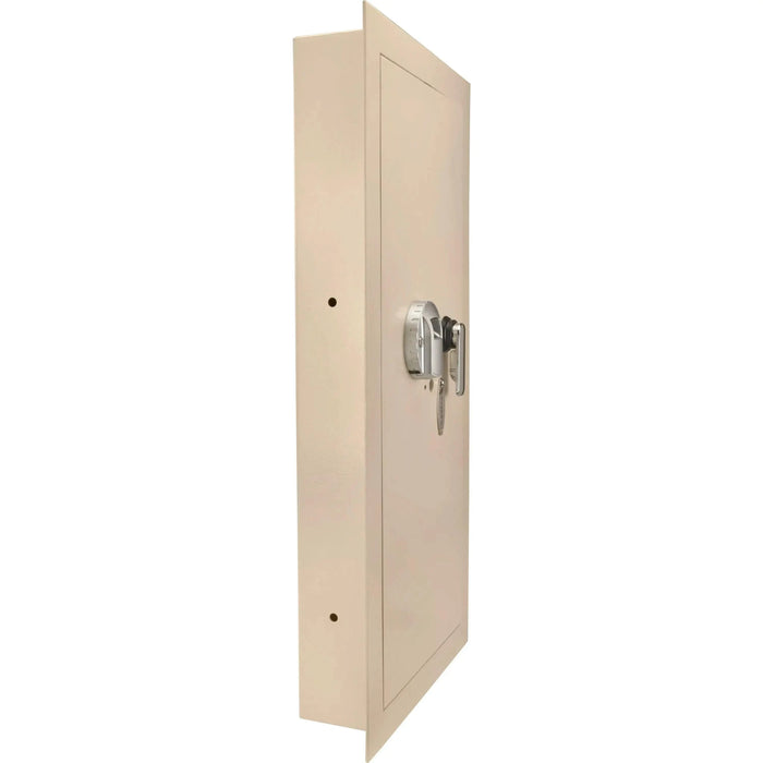 Image of Tall Biometric Wall Safe with Right Swing Door-Item# 12940  NationwideSafes.com