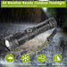 Image of Ultra-Bright Tactical LED Flashlight - Zoomable, Rechargeable, 5 Modes, 50000LM-Item# 12665  NationwideSafes.com