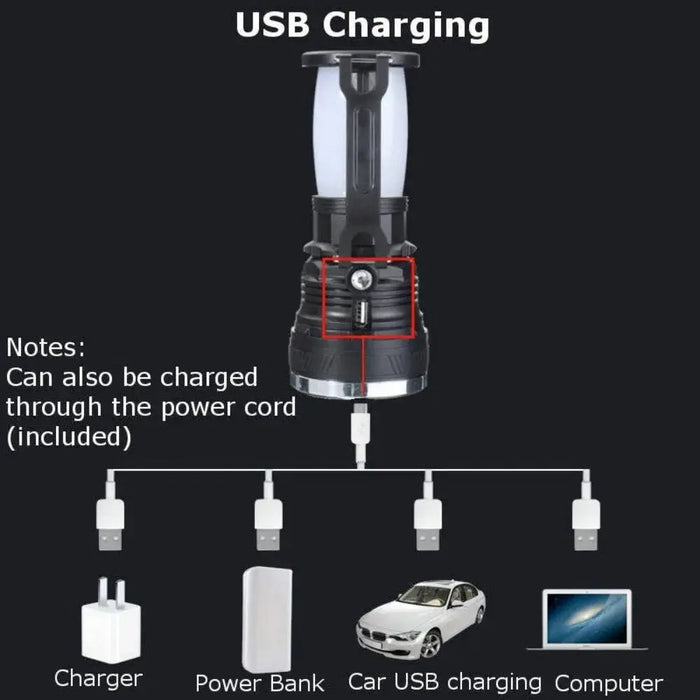 Image of Versatile Solar Powered Camping Lantern-Item# 12690  NationwideSafes.com