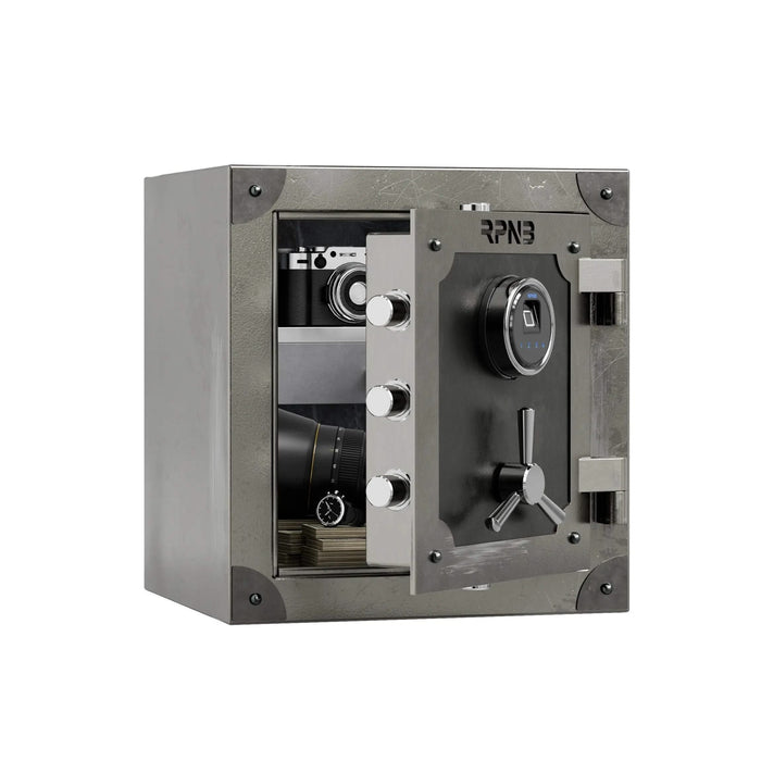 Vintage-Inspired Home Safe with Biometric Lock and Jewelry Organizer, 1.5 Cu Ft-Item# 12455  NationwideSafes.com