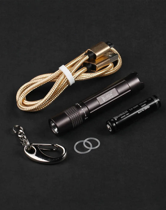 Image of WUBEN E502 Rechargeable LED Flashlight with Aircraft Aluminum Alloy Body-Item# 12685  NationwideSafes.com