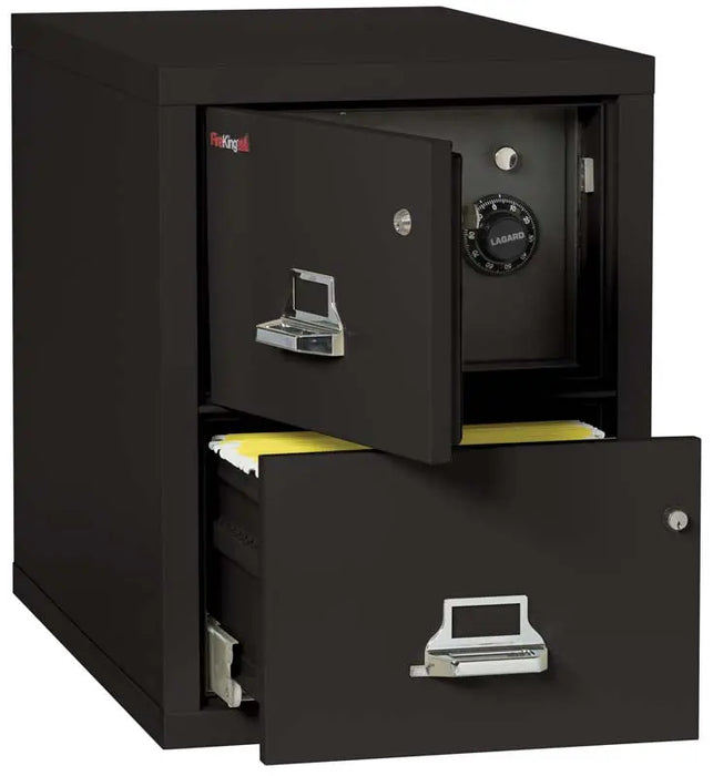 Image of 2-Drawer File with Built-In Safe, Fire/Water Rated - 2-2131-C SF  NationwideSafes.com