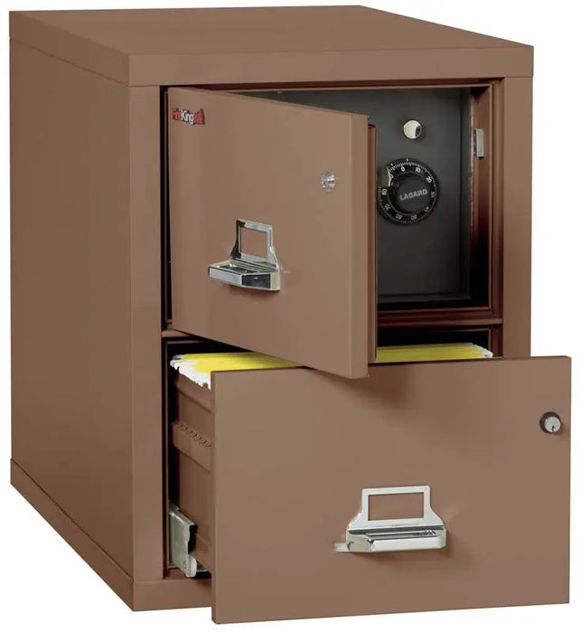 2-Drawer File with Built-In Safe, Fire/Water Rated - 2-2131-C SF  NationwideSafes.com