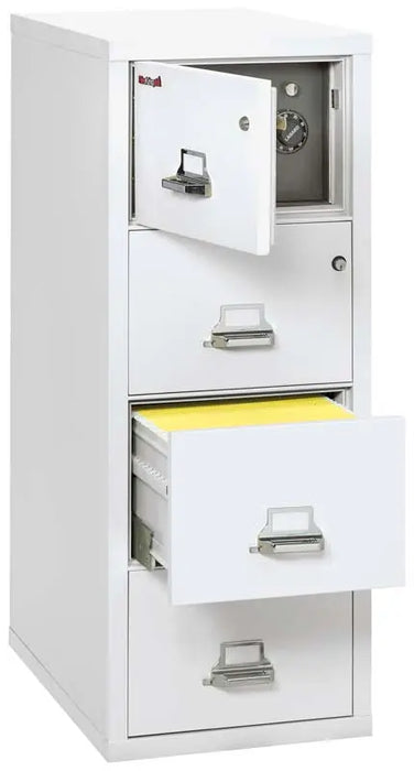 4-Drawer File with Built-In Safe, Fire/Water Rated - 4-2131-C SF  NationwideSafes.com