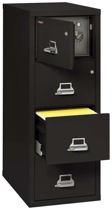 4-Drawer File with Built-In Safe, Fire/Water Rated - 4-2131-C SF  NationwideSafes.com