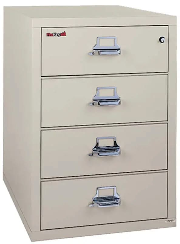 4-Drawer Card and Check File, Fire/Water Rated - FireKing 4-2536-C  NationwideSafes.com