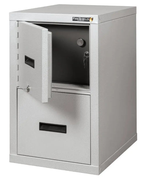 2-Drawer File Cabinet with Safe, Fire/Water Rated, 2S1822 - Item F30235  NationwideSafes.com