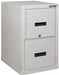 Image of 2-Drawer File Cabinet with Safe, Fire/Water Rated, 2S1822 - Item F30235  NationwideSafes.com
