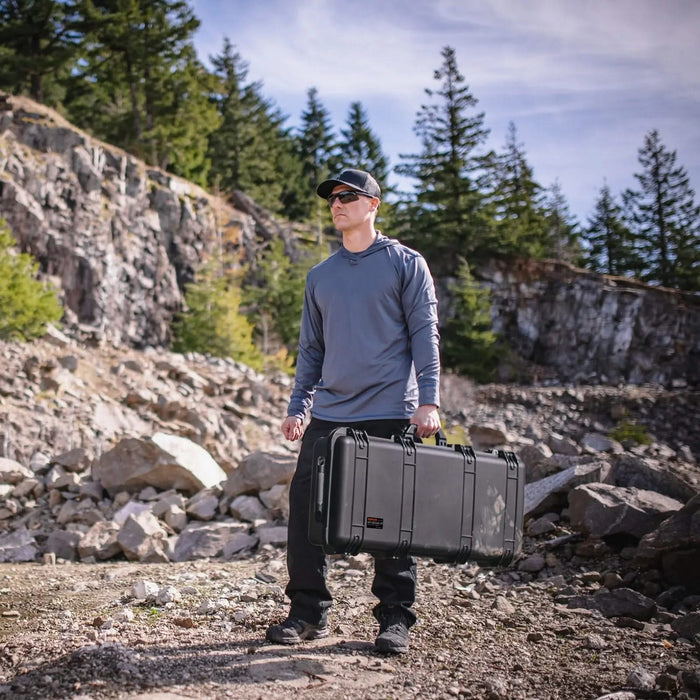 Weatherproof Hard Rifle Case With Customizable Foam Insert