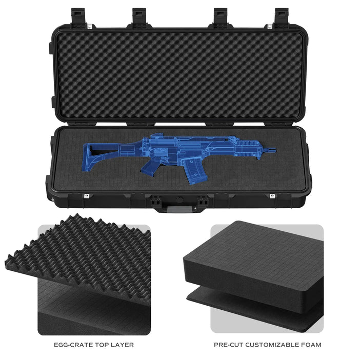 Image of Weatherproof Hard Rifle Case with Customizable Foam Insert-Item# 12520  NationwideSafes.com