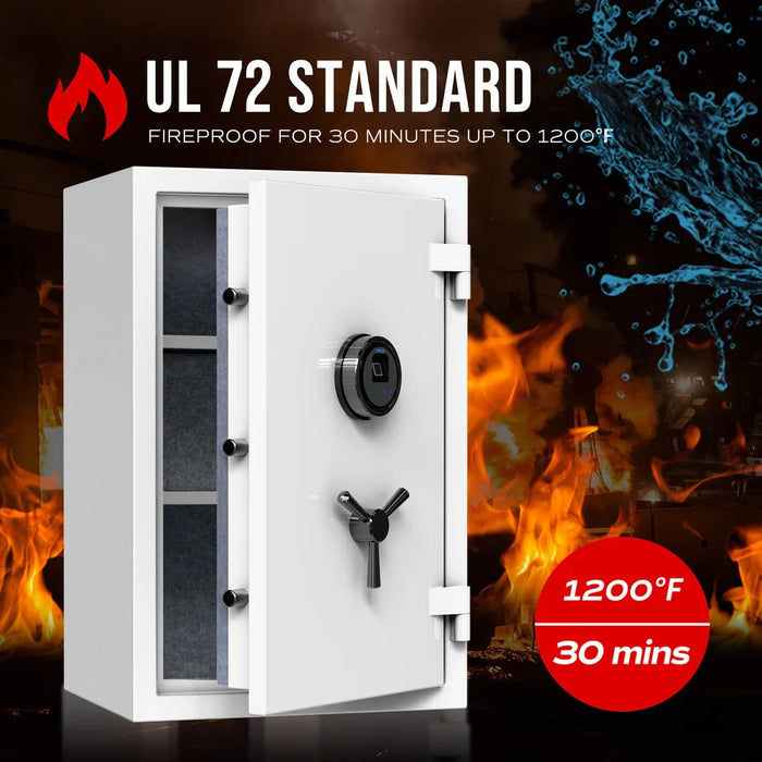 Image of Advanced Fireproof Home Safe with Biometric Security [2.1 Cubic Feet]-Item# 13080-NationwideSafes.com