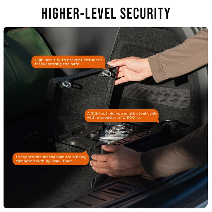 Image of Barska RP2018 Biometric Handgun Safe: Quick, Secure Access for Your Pistol-Item# 13085-NationwideSafes.com