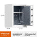 Image of Biometric Fireproof Home Safe with Advanced Security Features [1.3 Cubic Feet]-Item# 13075-NationwideSafes.com