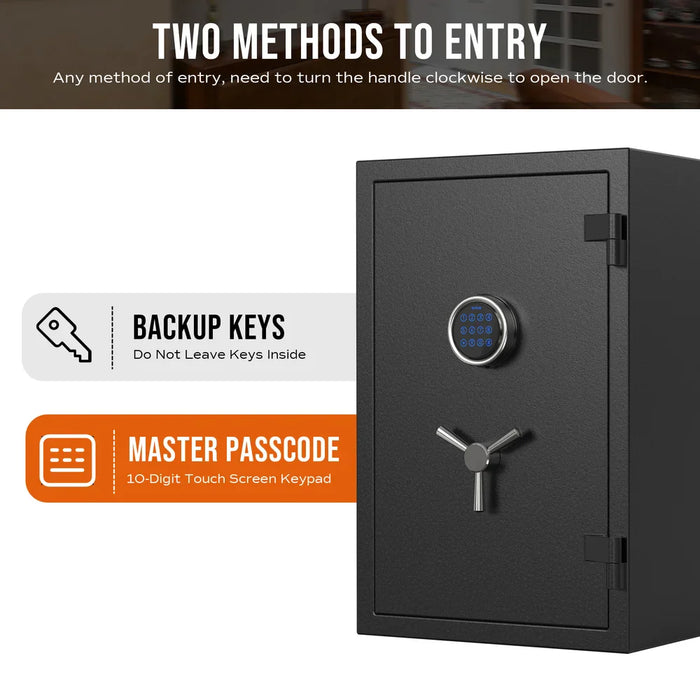 Image of Fireproof Home Safe with Keypad [2.1 Cubic Feet]-Item# 13070-NationwideSafes.com