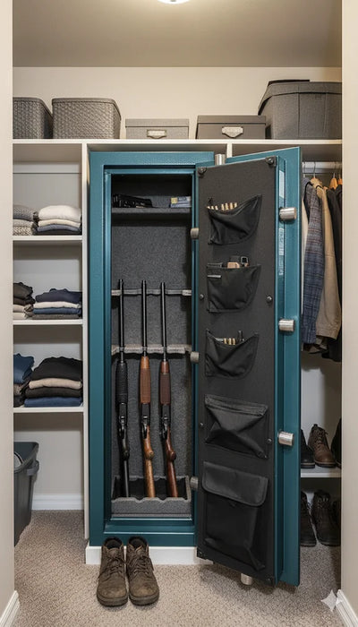 Image of Hollon Dominion 11-Capacity Gun Safe with Dial Combination Lock-Item# 13000-NationwideSafes.com