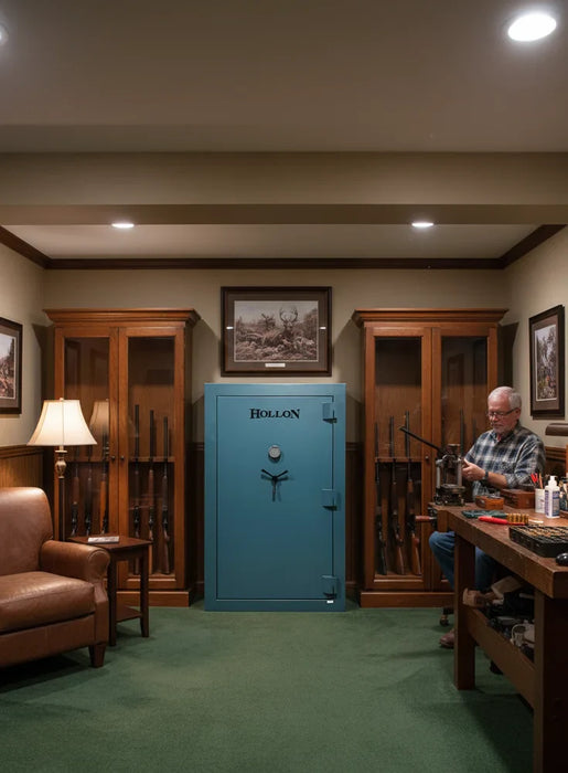 Image of Hollon Dominion 45-Large Rifle Gun Safe with Electronic Keypad-Item# 13045-NationwideSafes.com