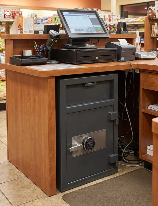 Image of B-Rated Commercial Drop Safe for Cash Drawers with Anti-Fish Baffle and Hardplate Protection [3.7 Cu. Ft.]--Item# 13225