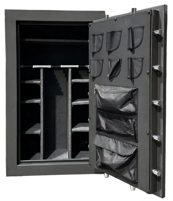 Image of Hollon Dominion 36-Gun Safe DOM-36C Gray with Combination Lock and 90-Minute Fire Protection [19.5 Cu. Ft.]--Item# 13355