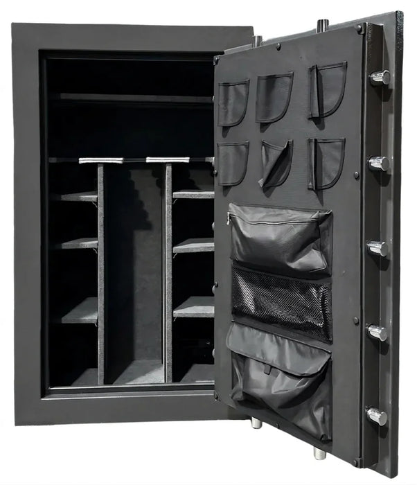 Image of DOM-36E (Gray) 36-Gun Safe with 90-Minute Fire Protection, Electronic Keypad and Vault-Style Hinges [19.5 Cu. Ft.]--Item# 13350