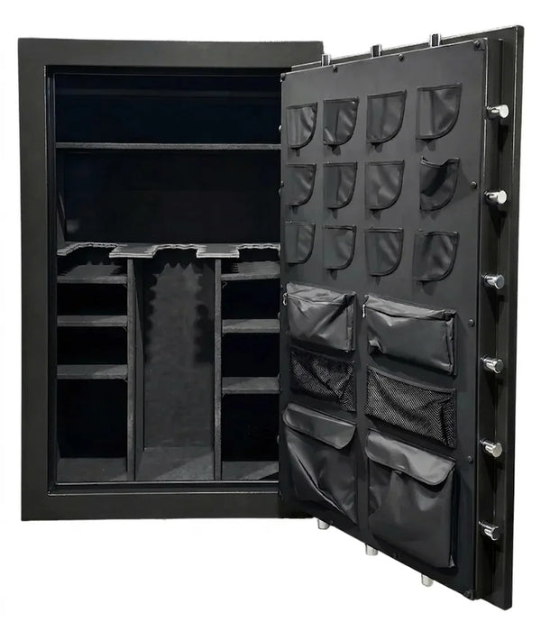 Image of DOM-45C Gray Large Gun Safe with S&G Dial Combination Lock and 90-Minute Fire Protection [31.3 Cu. Ft.]--Item# 13365