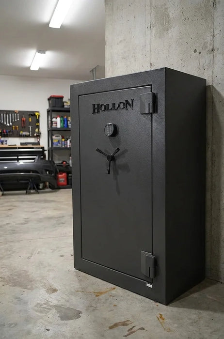 Image of DOM-36E (Gray) 36-Gun Safe with 90-Minute Fire Protection, Electronic Keypad and Vault-Style Hinges [19.5 Cu. Ft.]--Item# 13350