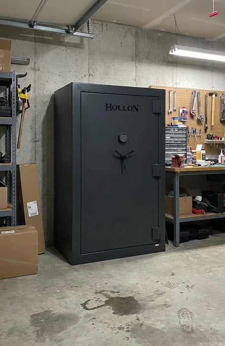 Image of DOM-45E Gray Large Gun Safe for Rifles with 90-Minute Fire Protection and Electronic Keypad [31.3 Cu. Ft.]--Item# 13360