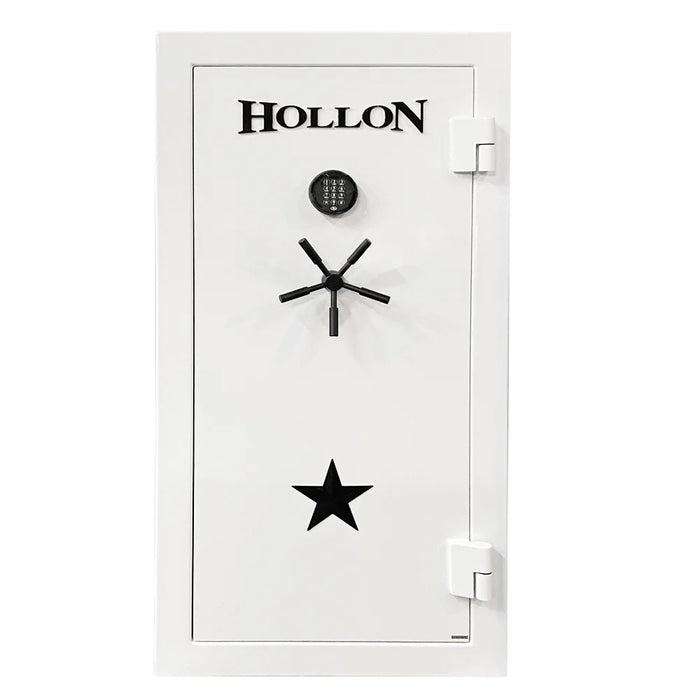 Hollon RG-22E (White) Republic 22-Gun Safe with 2 Hour Fire Rating and Electronic Lock [13.5 Cu. Ft.]--Item# 13625
