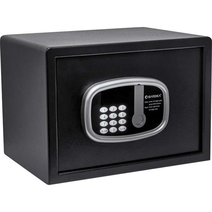 Compact Hotel Safe with Audit Trail, ADA Compliant LED Keypad, and Motorized Locking Bolts [0.6 Cu. Ft.]--Item# 13095