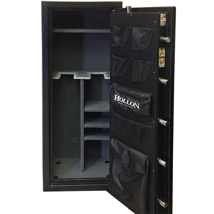 Image of Hollon CS-12E Crescent Shield 12-Gun Safe with S&G Electronic Lock and 75-Minute Fire Protection [5.9 Cu. Ft.]--Item# 13475