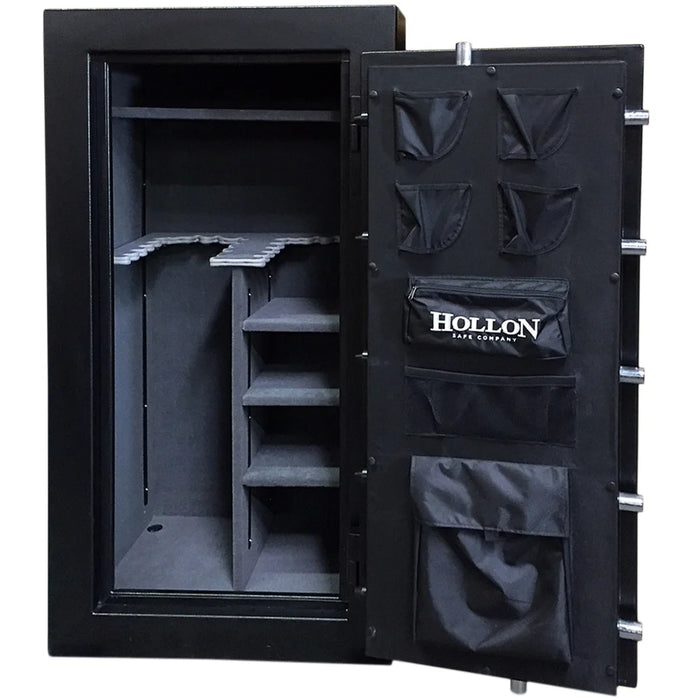 Image of Hollon CS-24C Crescent Shield 24-Gun Safe with S&G Dial Combination Lock and 75-Minute Fire Protection [11.7 Cu. Ft.]--Item# 13490