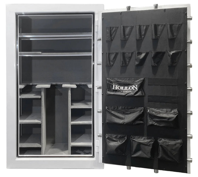 Image of Hollon RG-42C (White) Republic 42-Gun Safe with 2 Hour Fire Rating and Dial Combination Lock [28.2 Cu. Ft.]--Item# 13650
