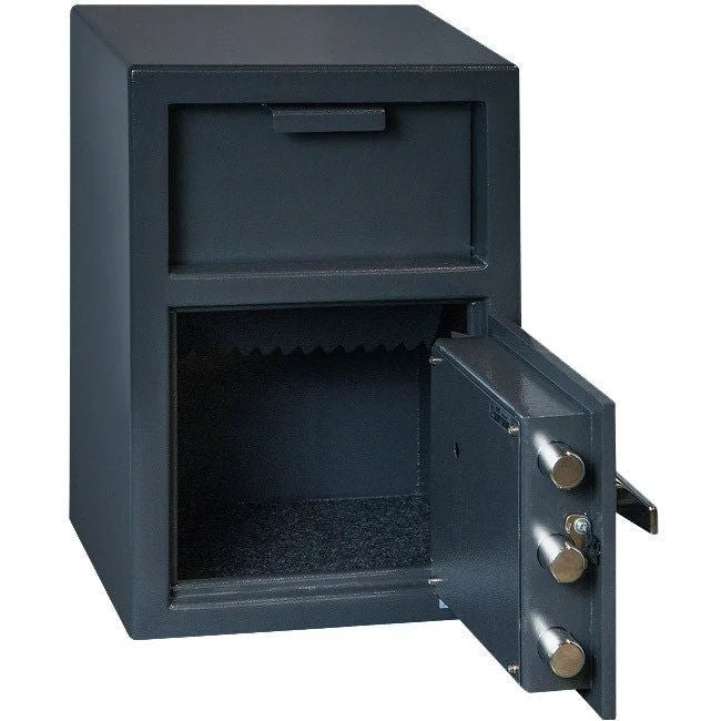 Image of Commercial Drop Safe for Cash Deposits with Anti-Fish Baffle and Steel Locking Bolts [1 Cu. Ft.]--Item# 13210