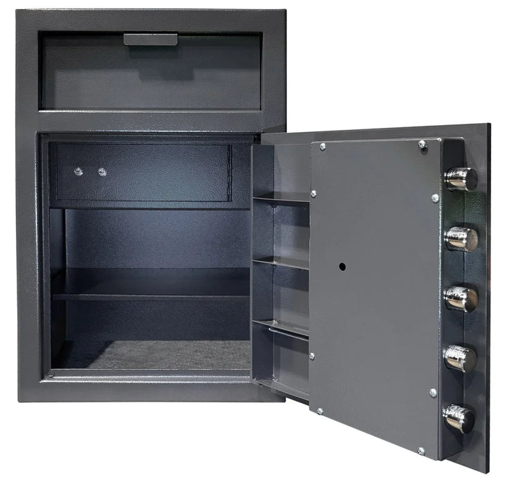 Image of Depository Safe with Inner Locking Compartment for Cash Drawers and C-Store Use [2.4 Cu. Ft.]--Item# 13250