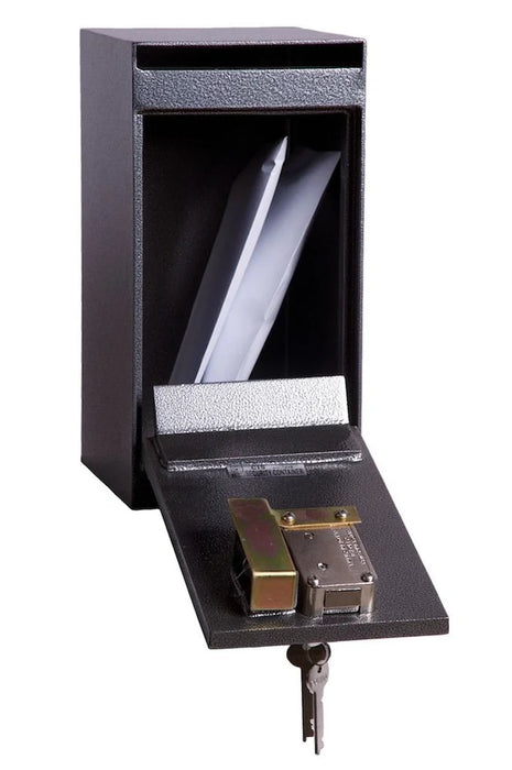 Image of Under Counter Cash Drop Safe with Dual Key Lock and Anti-Fish Baffle [0.2 Cu. Ft.]--Item# 13175